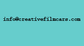 info@creativefilmcars.com